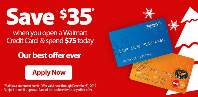 how can i get a walmart credit card with bad credit