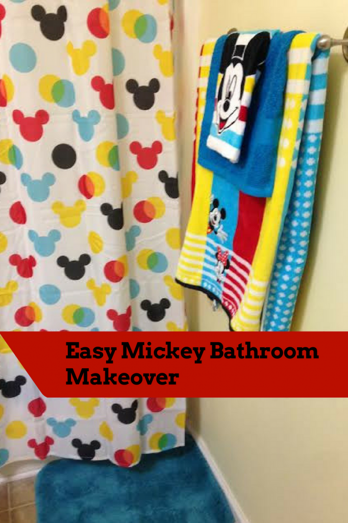 Disney Mickey Mouse Bathroom Makeover, Mickey Mouse Bathroom Set Kohl S