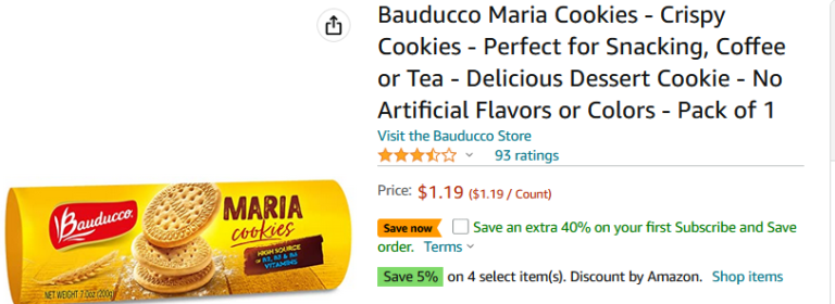 Get Your Cookie Fix For Under A Buck Bauducco Maria Cookies Under