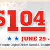 Burger King: Original Chicken Sandwiches for $1.04 this weekend