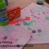 Frugal Summer Fun with Kids: Bubble Painting