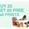 Walgreens Photo Deals: 25 FREE 4×6 or 2 FREE 8×10 with purchase