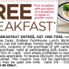 BOGO Breakfast at Bob Evans through 9/28 with coupon
