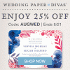 Wedding Paper Divas: 25% off Wedding Invitations