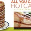 Bob Evans: All You Can Eat Hotcakes for $4.99 all Labor Day Weekend Long