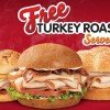 Don’t forget: FREE Turkey Roaster Sandwich at Arby’s TODAY 11am to 1pm