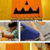 Frugal Kid’s Halloween Craft: Jack-o-Lantern Door Sign
