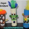 Frugal Kid’s Halloween Craft – Toilet Paper Roll “Monsters”