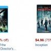 More Amazon Lightning Deals on Movies: Get Inception on DVD for $4.96 & Last of the Mohicans on Blu-Ray for $3.96