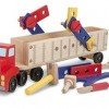 WIN Melissa and Doug Big Rig Building Truck Wooden Play Set (ends 11/24)