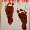 Frugal Kid’s Christmas Craft: Footprint Reindeer