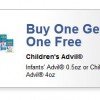 HOT!  Buy One Get one FREE Children’s Advil Printable Coupon