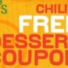 Sign up for FREE Dessert from Chili’s!