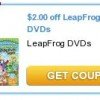 $2.00 off LeapFrog DVDs Printable Coupon