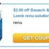 Bausch & Lomb Renu Contact Lens Solution Deal at CVS starting 2/3 | Print Coupon Now