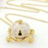 Cinderella’s Carriage Locket Necklace $5.49 Shipped!
