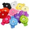 One Dozen Crocheted Flower Headbands for Infant/Toddler Girls $8.00 SHIPPED