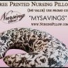 HOT! Nursing Pillow $12.95 SHIPPED! Great gift for new or expectant mom!