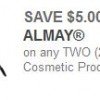 $5/2 Almay Cosmetics Coupon + CVS, Walmart and Walgreens Deals (Including FREEbies!)