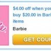 Barbie Printable Coupons + BOGO Walgreens Deal