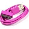 Hot Pink USB Sync and Charging Cable for iPhone/iPod just $2.00 SHIPPED