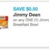 Jimmy Dean Coupons!  YUM! | Breakfast Bowls and Roll Sausage