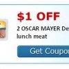 $1/2 Oscar Mayer Deli Fresh Lunchmeat Printable Coupon + Walmart Deal