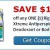 $1.50 off Right Guard Deodorant coupon = $.74 at Walgreens