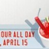 Half Price Drinks and Slushies at Sonic all day on 4/15