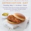 Teachers: FREE Chik-Fil-A Sandwich for Teacher Appreciation Day 5/7