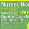 FREE Cinnabon for Nurses | Nurses Appreciation Week