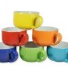 Set of 6 Ceramic Coffee/Soup Mugs 75% Off