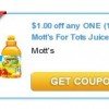 $1/1 Mott’s for Tots Apple Juice = Walmart, Walgreens, & Target Deals