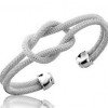 Tiffany & Co Inspired Silver Knot Bracelet Pack of 2 $12.98 SHIPPED
