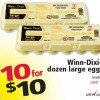Winn-Dixie 3 Day Sale: $1 Dozen Eggs & $1 Van’s Organic Waffles