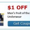 $1/1 Men’s Fruit of the Loom Underwear Printable Coupon