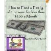 FREE Kindle Book: How to Feed A Family of 4 or More for Less than $200 a Month