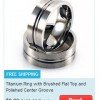 HOT! Men’s Titanium, Tungsten or Stainless Steel Rings as low as $3.99 + FREE Shipping