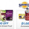 Sunsweet Dried Fruit and Fruit Juice Coupons