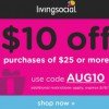 $10 off Your Choice of Deals at Living Social (ends 8/8)