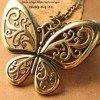Stocking Stuffer Idea! Bronze Butterfly Necklace just $1.29 SHIPPED
