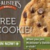 FREE Cookie from McAlister’s Deli | Sign Up Here