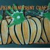 Handprint Pumpkin Craft