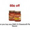 Classico Pizza Sauce coupon = $.84 at Target!