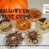 Lunchbox Fun: Halloween Fruit Cup Faces
