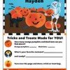 FREE Personalized Halloween Coloring Sheet for Kids