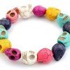 Colorful Skull Bead Bracelet just $.65 SHIPPED