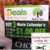 Dollar Tree Coupon Peelies on Products! Look for $1/3 Marie Callender’s Mixes