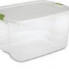 Lightning Deal: Sterilite 66 qt see through storage box set of 4