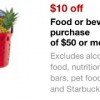 Target: $10/$50 Grocery Coupon (in ad or by text)